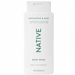 Native Eucalyptus & Mint Body Wash -‎ Clean Beauty